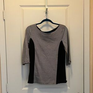 Women's Black and White Top